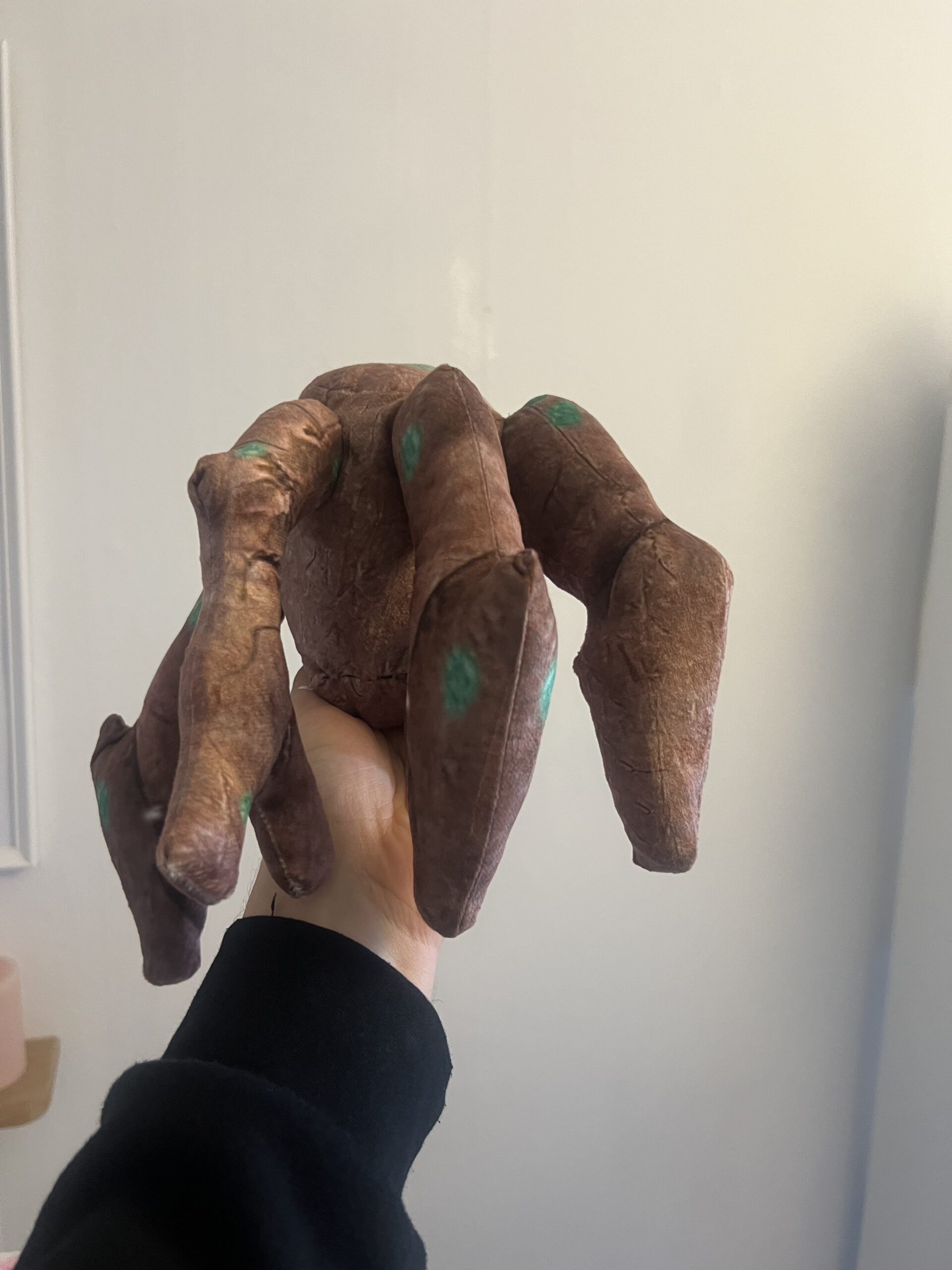 Side view of the official Project Hail Mary Rocky 8-inch non-talking plush