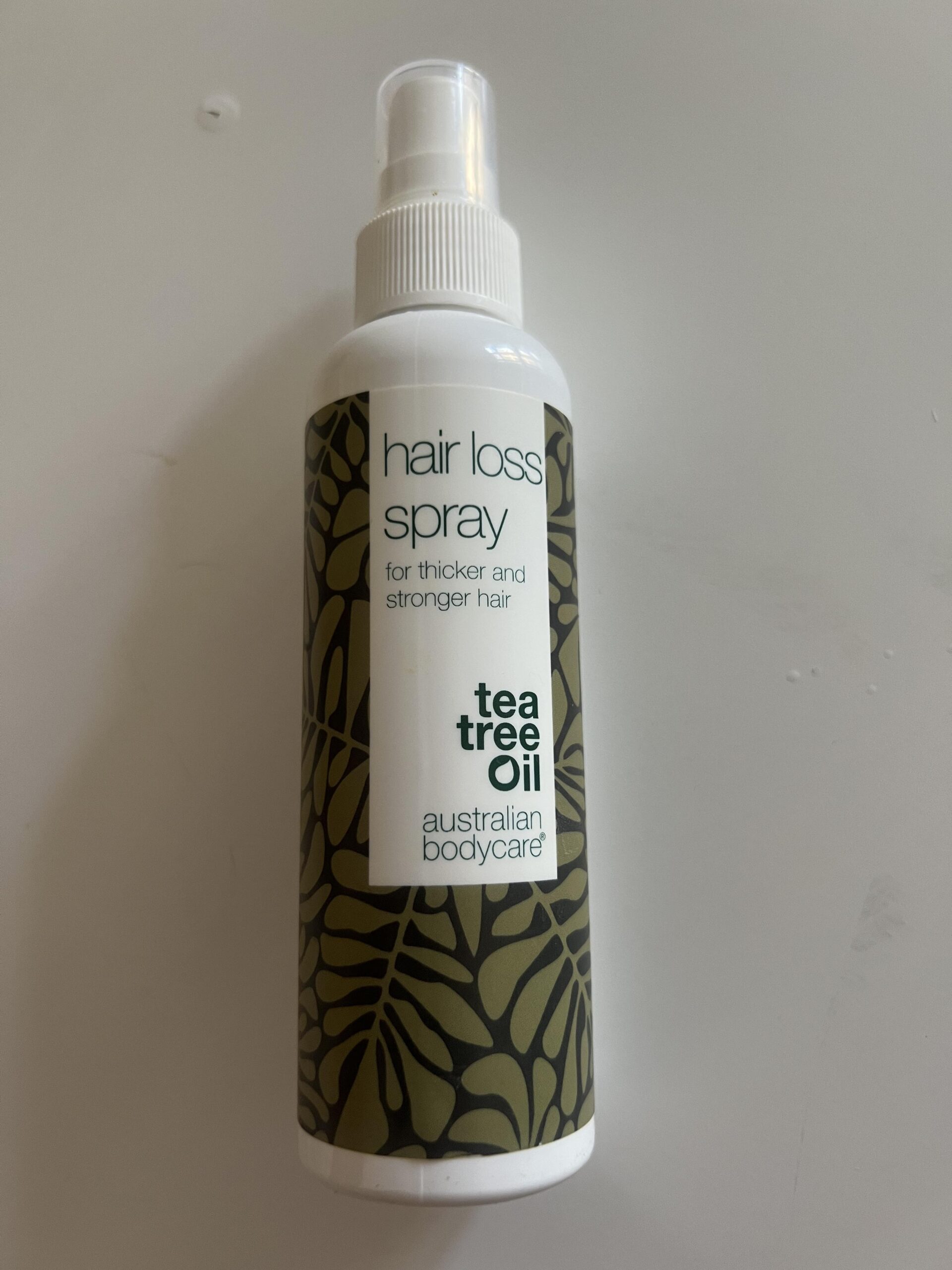 Original photograph of the Australian Bodycare 150 ml Hair Loss Spray bottle front