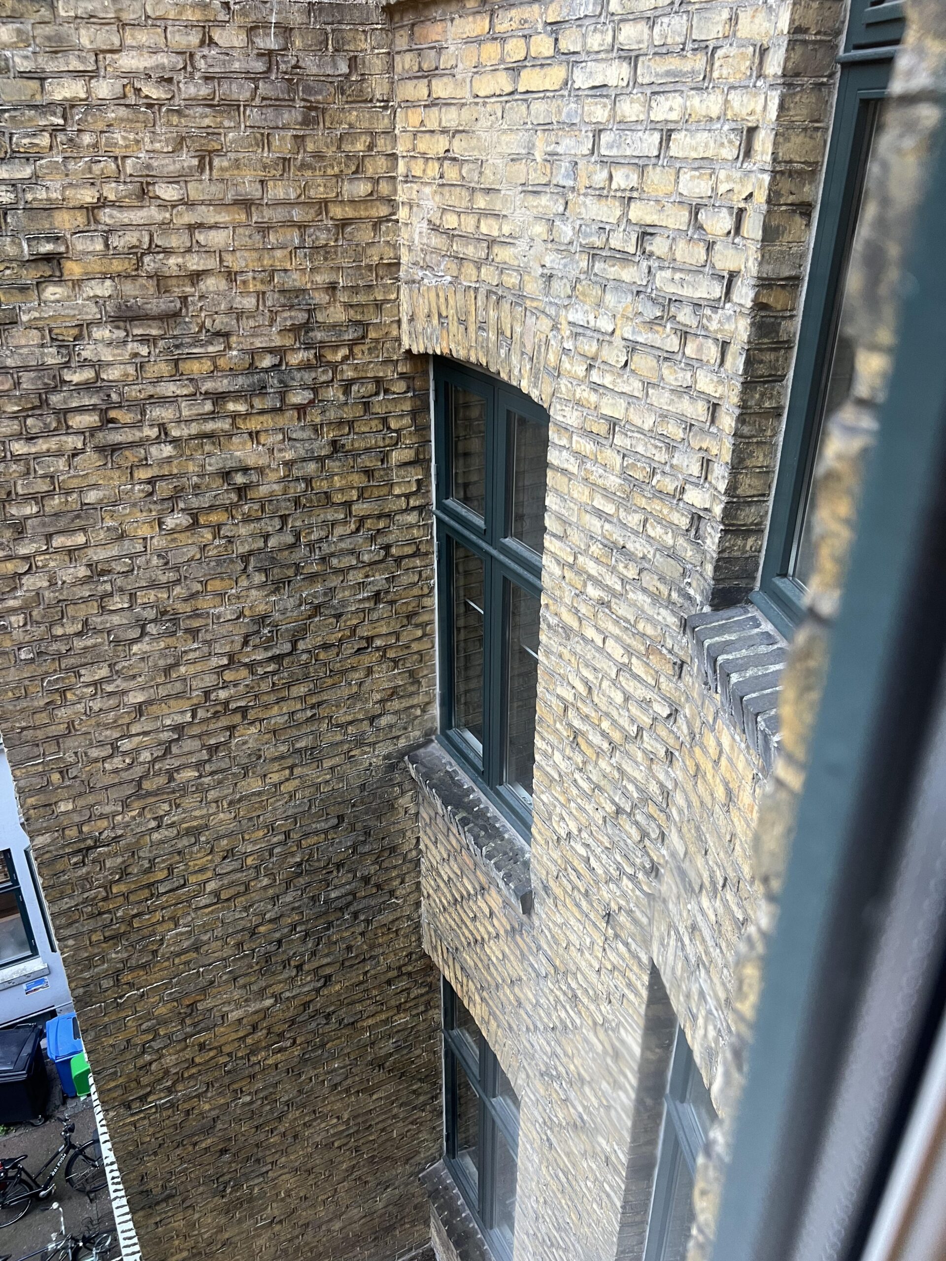 View through a window photographed during my Frosch cleaning session