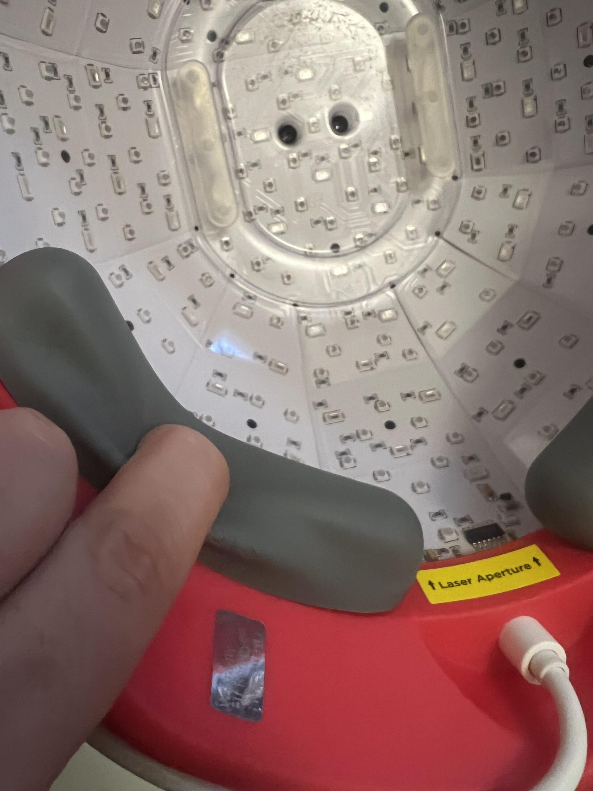 Nahaufnahme der Innenpolsterung des iRestore Professional